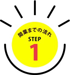 開業までの流れSTEP1