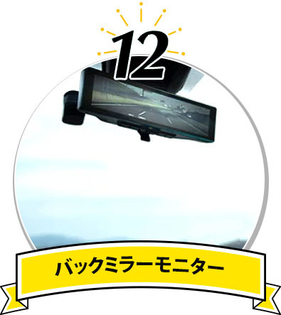 バックミラーモニター