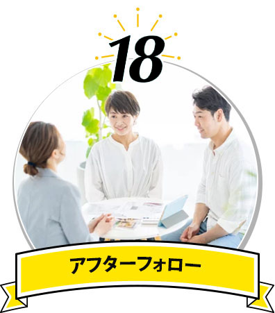 アフターフォロー